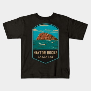 Haytor Rocks Dartmoor National Park Kids T-Shirt